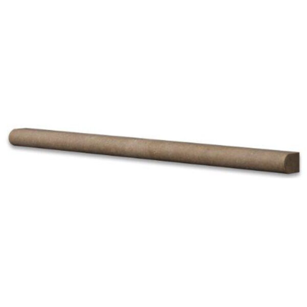 Noce Pencil 3/4x12 Brown Travertine Trim 1