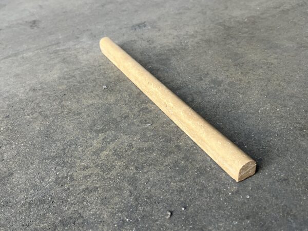 Noce Pencil 3/4x12 Brown Travertine Trim 2