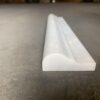 Carrara White Chair Rail 2x12 Honed Marble Trim 3