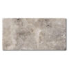 Silver 3x6 Tumbled Travertine Tile 0