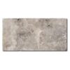 Silver 3x6 Tumbled Travertine Tile 1