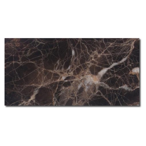 Emperador Dark 3x6 Polished Marble Tile 1