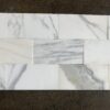 Calacatta Gold 3x6 White Honed Marble Tile 2