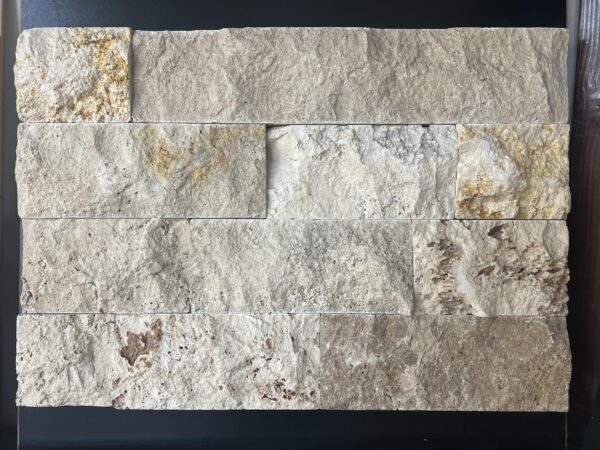 Ivory 4xRandom Split-Face Travertine Tile 5