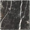 Nero Marquina 4x4 Black Square Tumbled Marble Tile 3