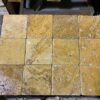 Golden Sienna 6x6 Yellow Tumbled Travertine Tile 0