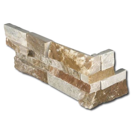 Golden Ray Ledger Corner 6x18x6 Natural Stone Trim 1