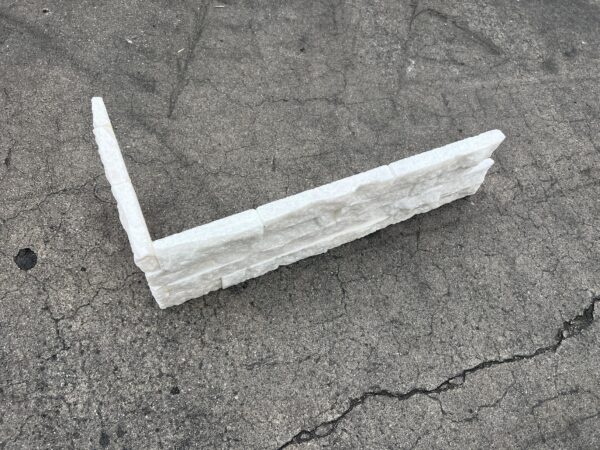 Ice (Crystal) Quartzite Corner 6x18x6 Natural Stone Trim 8