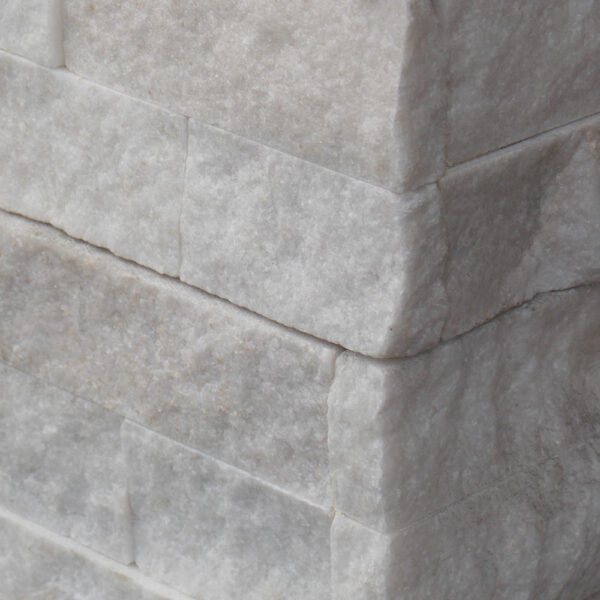 Ice (Crystal) Quartzite Corner 6x18x6 Natural Stone Trim 1