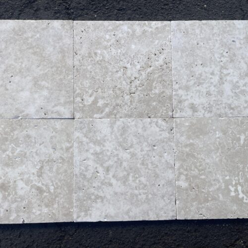 Ivory Alabastrino (Ivory) Travertine 8X16 Tumbled Tile 0