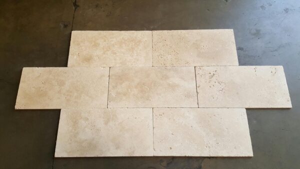 Ivory Alabastrino (Ivory) Travertine 8X16 Tumbled Tile 2