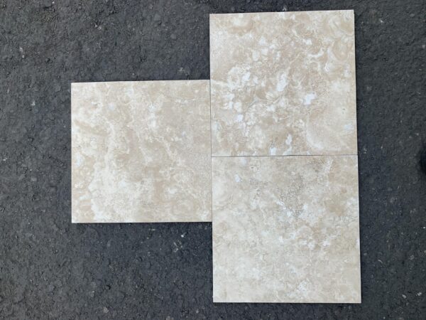 Durango Travertine 12x12 Beige Filled & Honed Tile 0