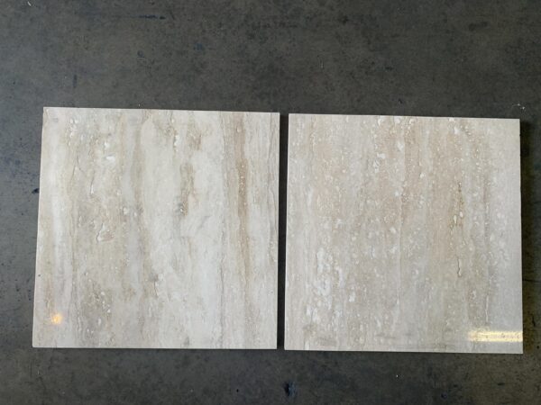 Ivory Alabastrino (Ivory) Travertine 12x12 Vein-Cut Polished Tile 4