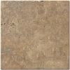 Noce Travertine 12x12 Brown Tumbled Tile 0