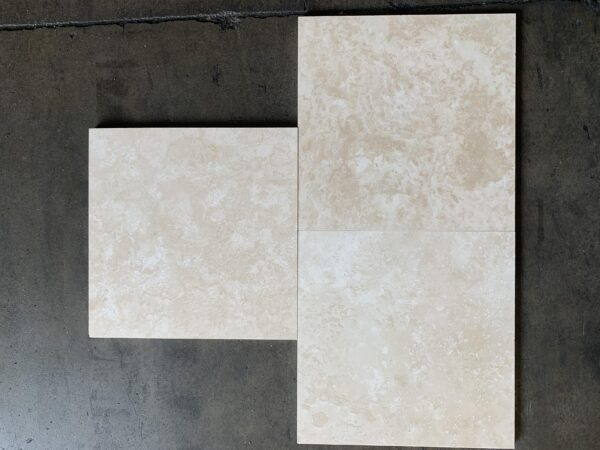 Ivory Alabastrino (Ivory) Travertine 12x12 Filled&Honed Tile 2