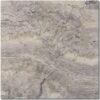 Silver 12x12 Filled & Honed Travertine Tile 1