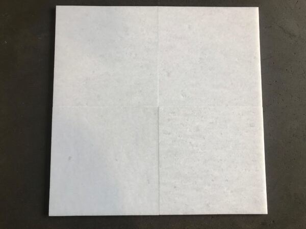 Polar White 12x12 Honed Marble Tile 1
