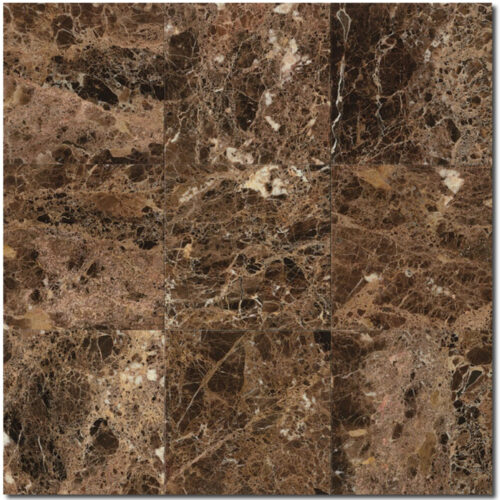 Emperador Dark 12x12 Polished Marble Tile 0