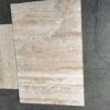 Walnut Travertine 12x24 Brown Filled and Honed Vein Cut Tile 2