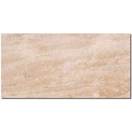 Ivory Alabastrino (Ivory) Travertine 12x24 Vein Cut Polished Tile 1