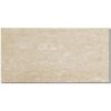 Ivory Alabastrino (Ivory) Travertine 12x24 Vein-Cut Filled and Honed Tile 1