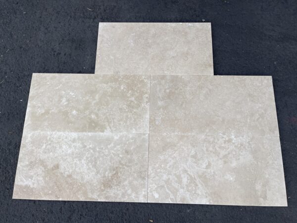 Ivory Alabastrino (Ivory) Travertine 12x24 Filled&Honed Tile 6