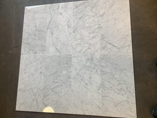 Carrara White 12x24 Polished Marble Tile 9