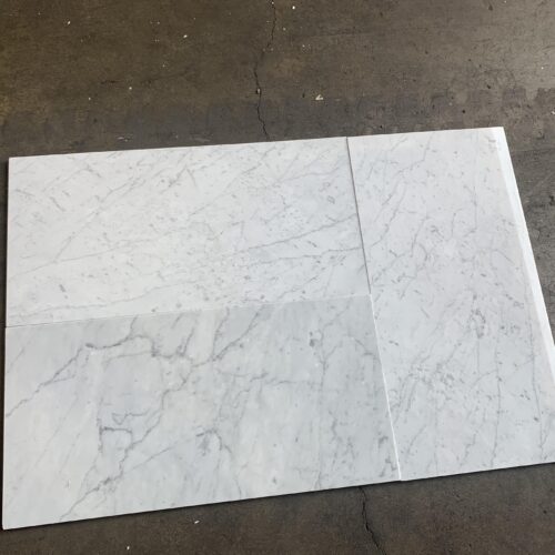 Carrara White 12x24 Polished Marble Tile 0