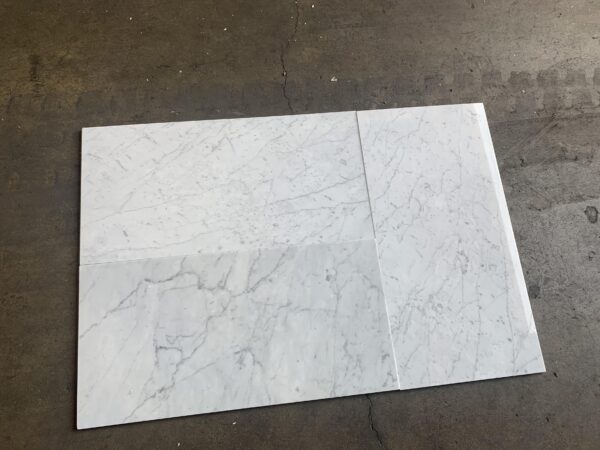 Carrara White 12x24 Polished Marble Tile 0