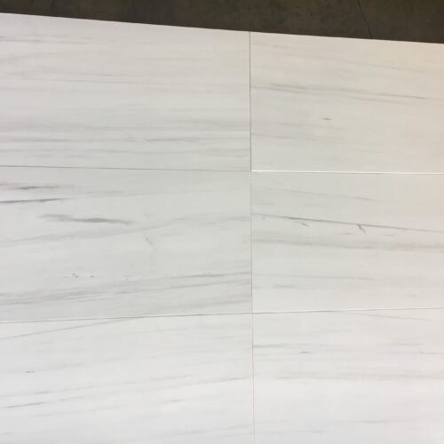 Dolomite White 12x24 Polished Marble Tile