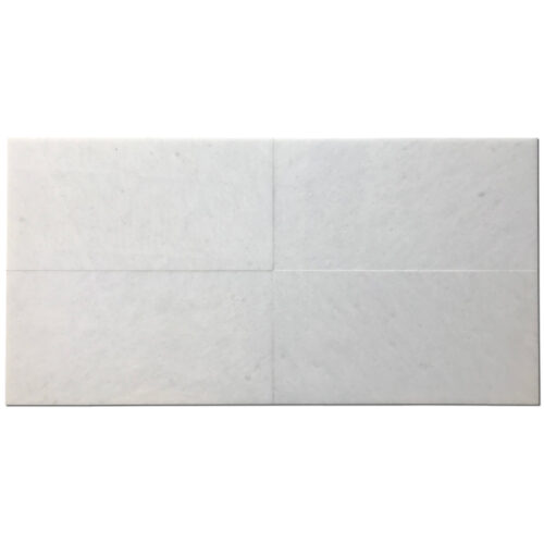 Polar White 12x24 Honed Marble Tile 0