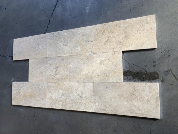 Golden Sand 12x24 Rectangle Brushed Marble Tile 3