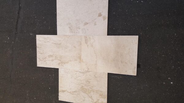 Golden Sand 16x24 Rectangle Brushed Marble Tile 2