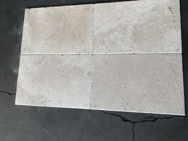 Ivory Travertine 16x24 Brushed/Chiseled Tile 0