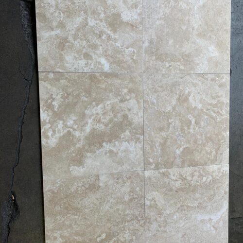 Durango Travertine 18x18 Beige Filled & Honed Tile