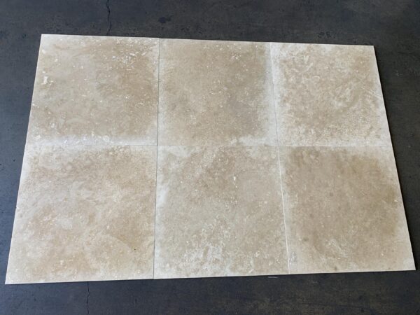 Alabastrino Ivory Travertine 18x18 Filled&Polished Tile 6