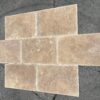 Walnut Travertine 16x24 Brown Brushed/Chiseled Tile 1