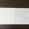 Carrara White 18x18 Honed Marble Tile 5