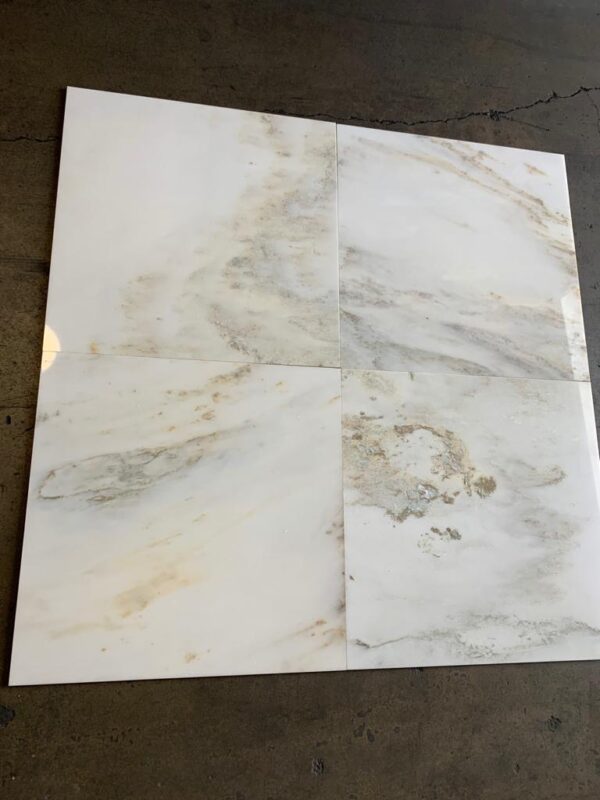 Calacatta Sunset 18x18 Polished Marble Tile 4