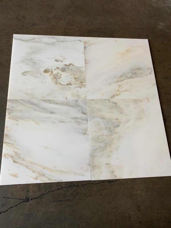 Calacatta Sunset 18x18 Polished Marble Tile 3