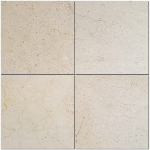 Crema Mercury 18x18 Beige Polished Marble Tile 0