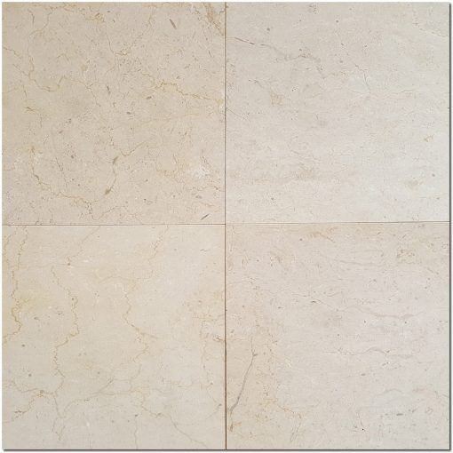 Crema Mercury 18x18 Beige Polished Marble Tile 6