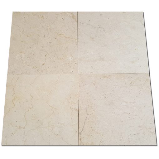 Crema Mercury 18x18 Beige Polished Marble Tile 7