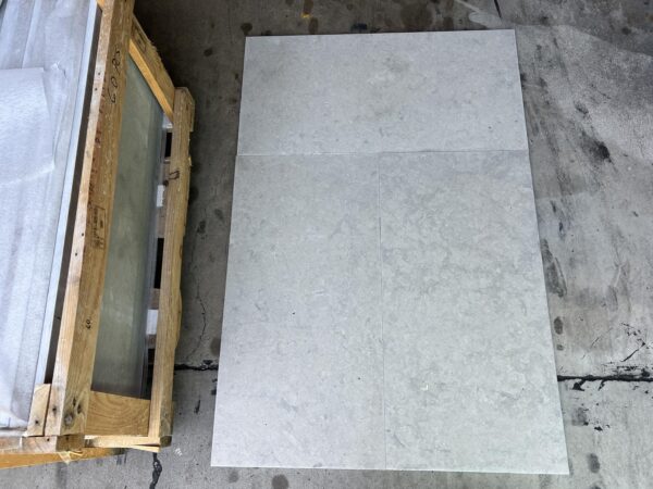 Lagos (Nova) Blue 18x36 Brushed Limestone Tile 5