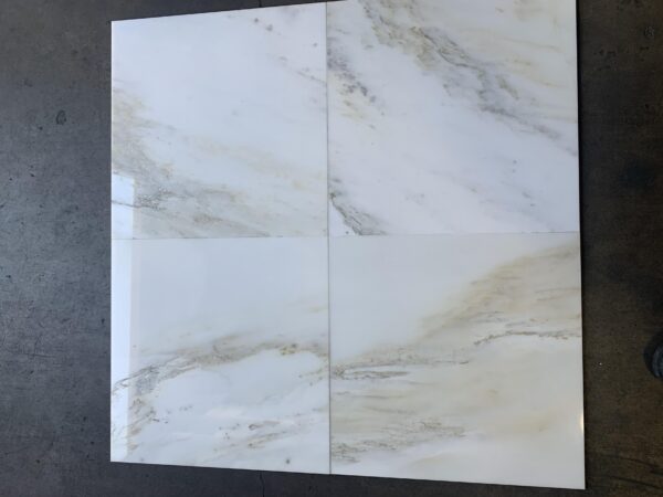 Calacatta Sunset 24x24 Polished Marble Tile 5