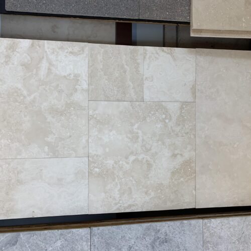 Ivory Versailles Travertine Pattern Filled&Honed Tile