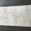 Breccia Bianco Diana Royal Versailles Pattern White Straight Edge Marble Tile 1