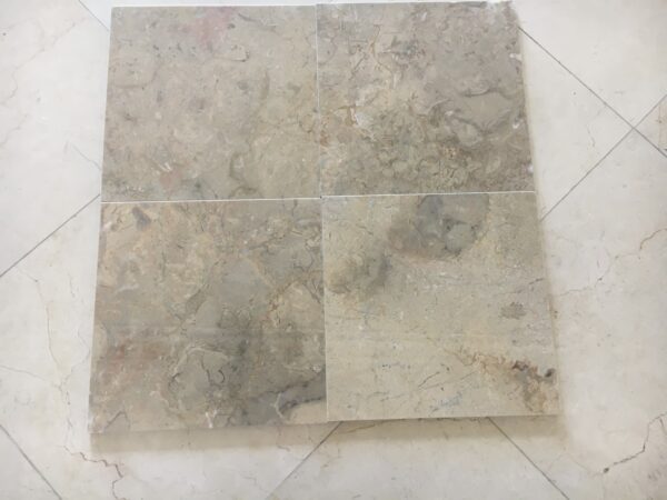 Breccia Bianco Diana Royal Versailles Pattern White Straight Edge Marble Tile 2