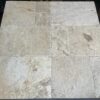 Golden Sand Versailles Pattern Brushed/Chiseled Marble Tile 1