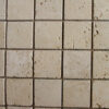Ivory Travertine 2x2 Tumbled Mosaic 0